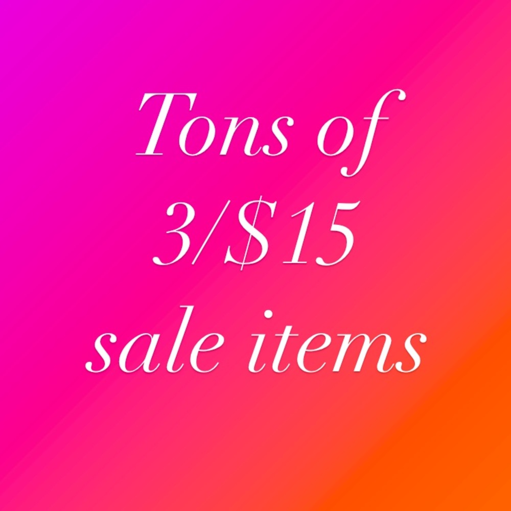 Tons of Items 3/$15